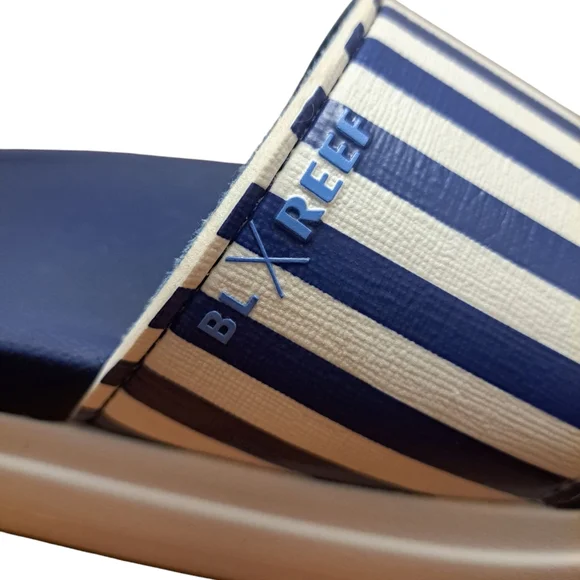 Reef Cushion Bondi Bay Bluestone Slide Sandal Women's Size 9 Beach Boat Summer - Picture 10 of 12